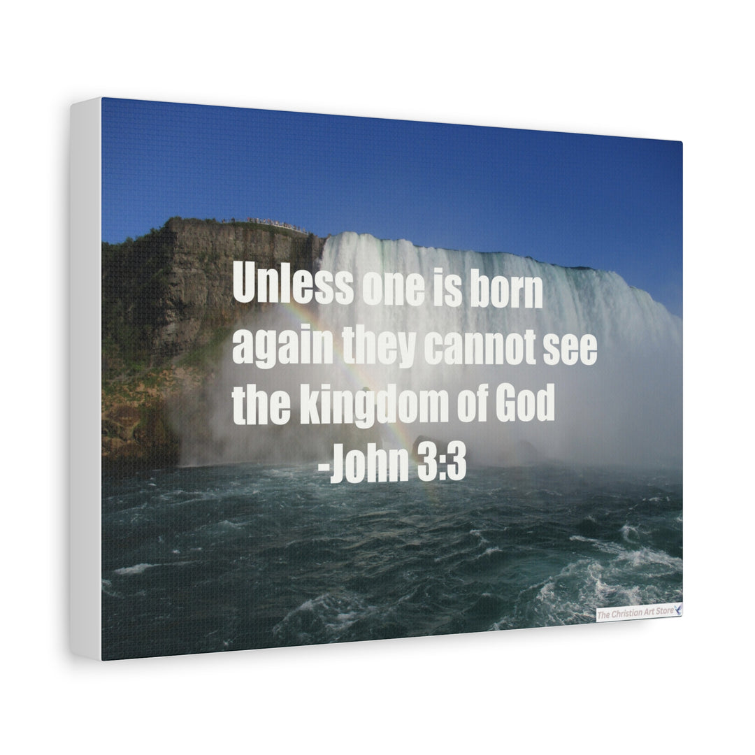 John 3:3 Canvas