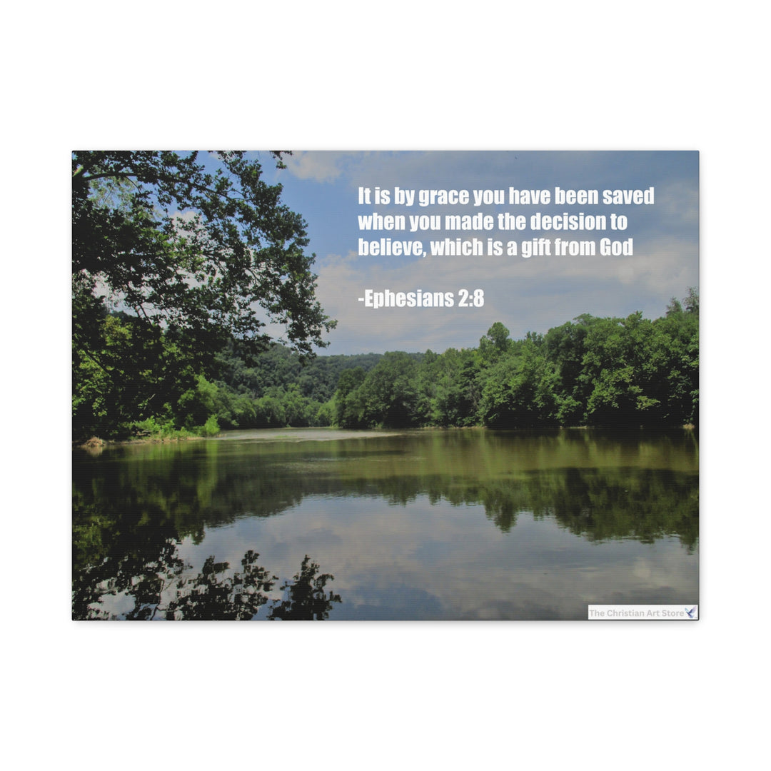 Ephesians 2:8 Canvas