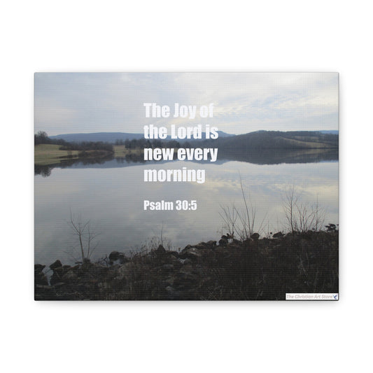 Psalm 30:5 Canvas