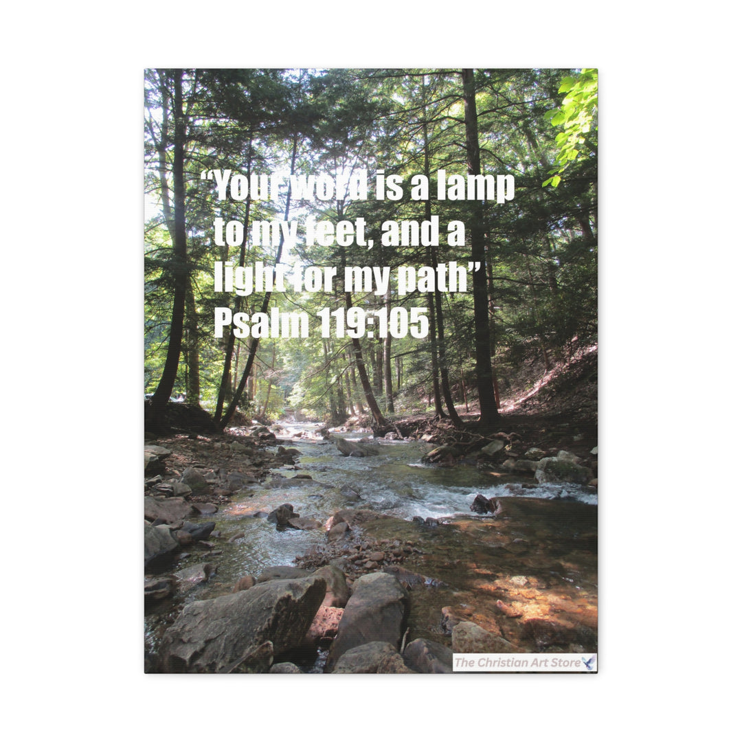 Psalm 119:105 Canvas