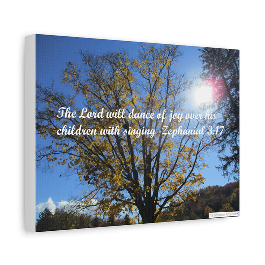 Zephanial 3:17 Canvas