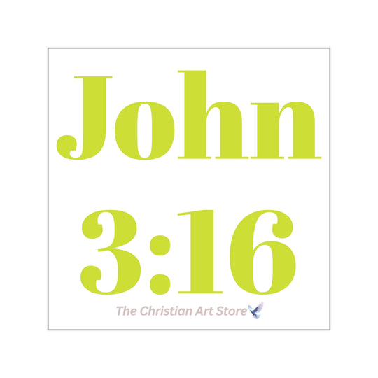 John 3:16 Salvation Sticker