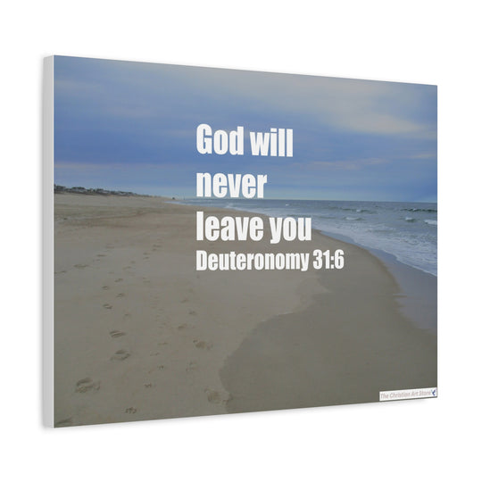 Deuteronomy 31:6 Canvas