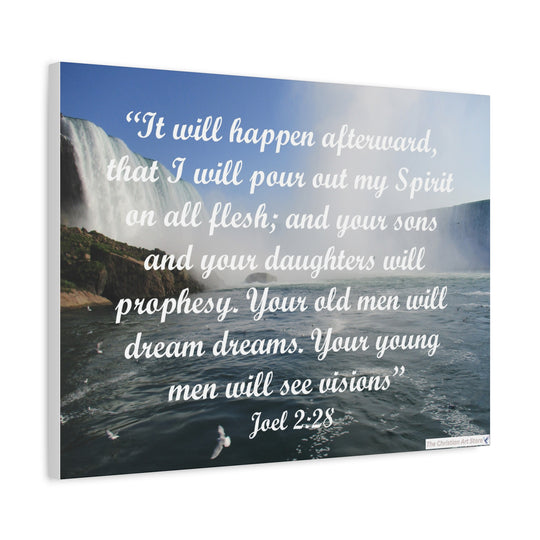 Joel 2:28 Canvas