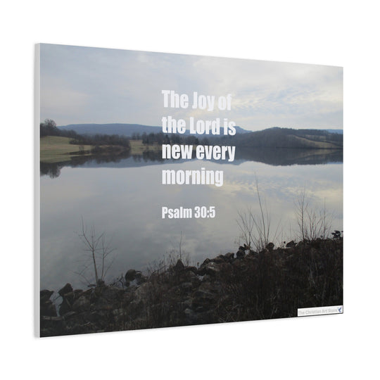 Psalm 30:5 Canvas