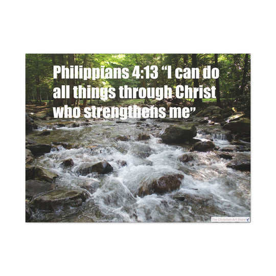 Philippians 4:13 Canvas