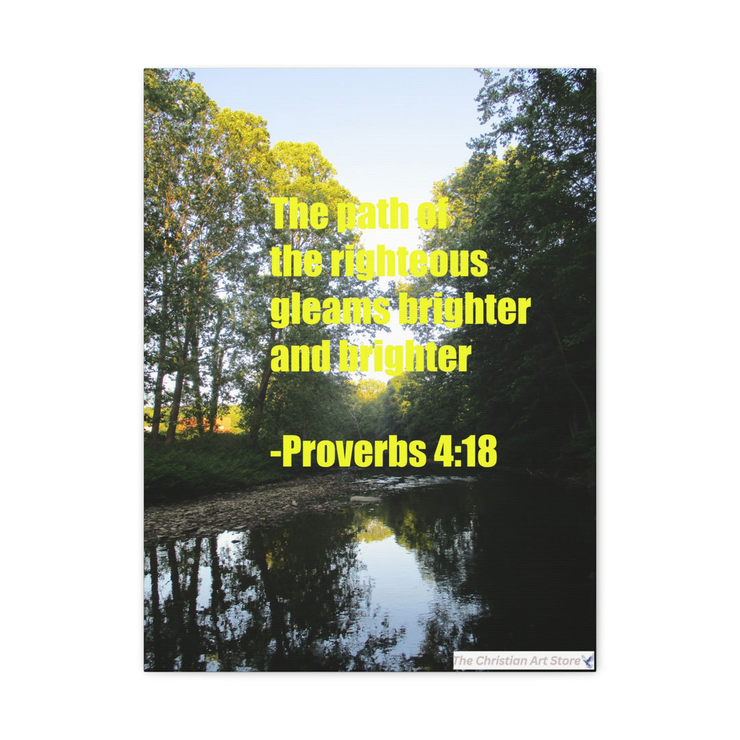 Proverbs 4:18 Canvas