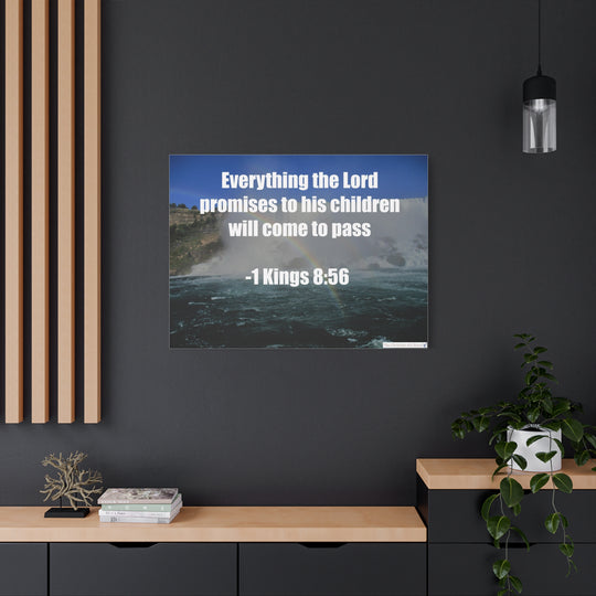 1 Kings 8:56 Canvas