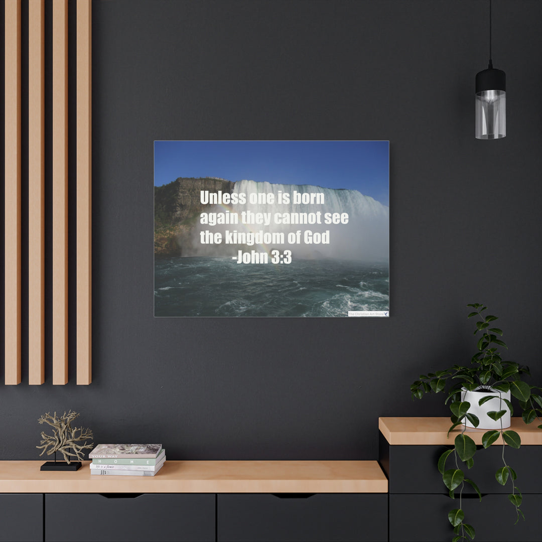 John 3:3 Canvas