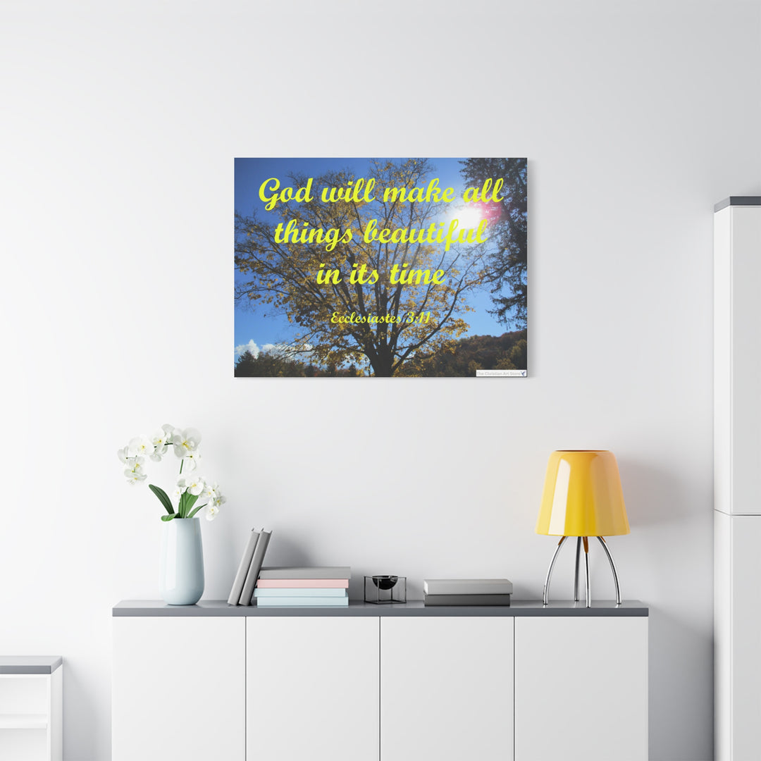 Ecclesiastes 3:11 Canvas