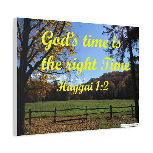 Haggai 1:2 Canvas