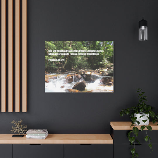 Philippians 4:19 Canvas