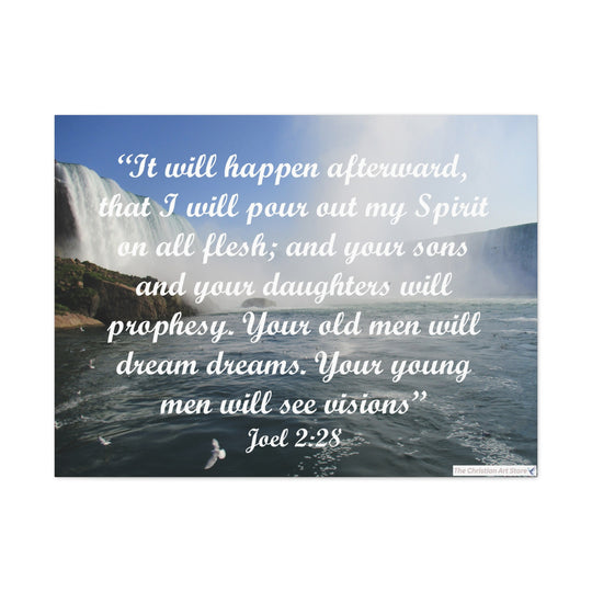 Joel 2:28 Canvas