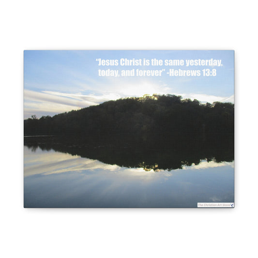 Hebrews 13:8 Canvas
