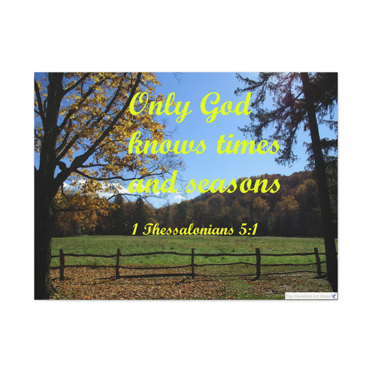 1 Thessalonians 5:1 Canvas