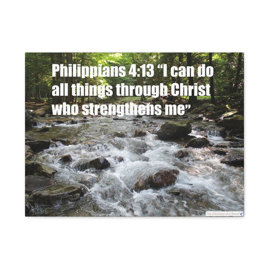 Philippians 4:13 Canvas