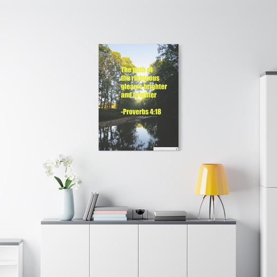 Proverbs 4:18 Canvas