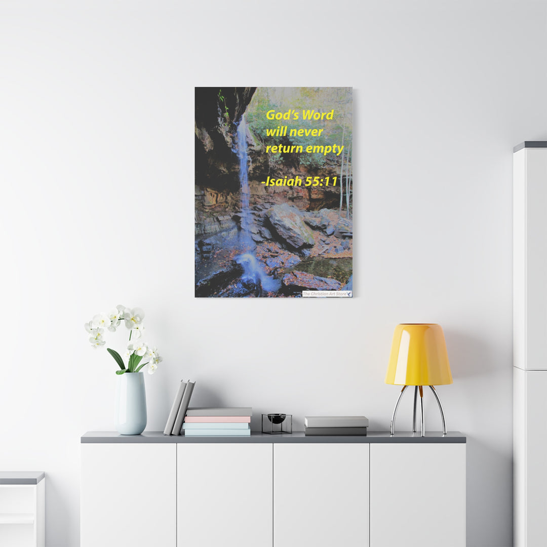 Isaiah 55:11 Canvas