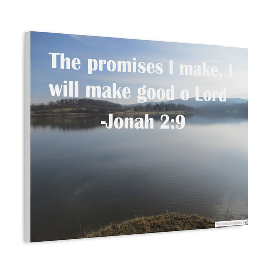 Jonah 2:9 Canvas
