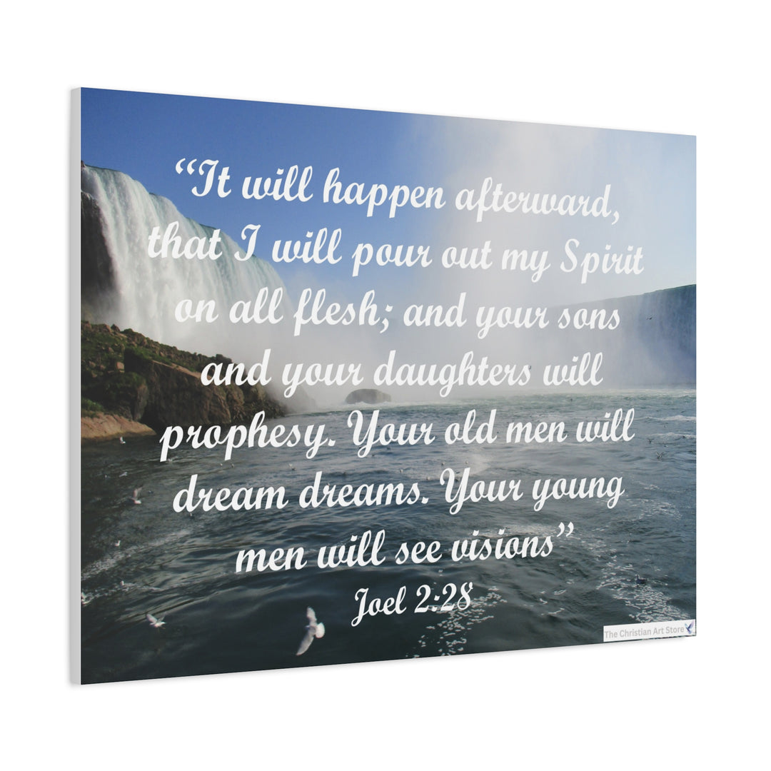 Joel 2:28 Canvas