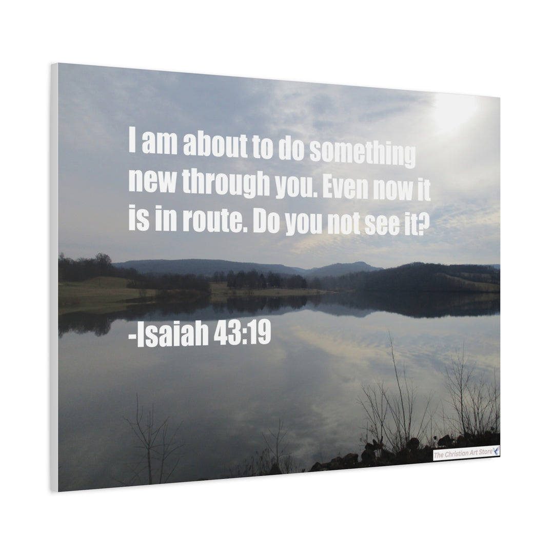 Isaiah 43:19 Canvas