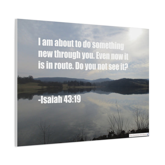 Isaiah 43:19 Canvas
