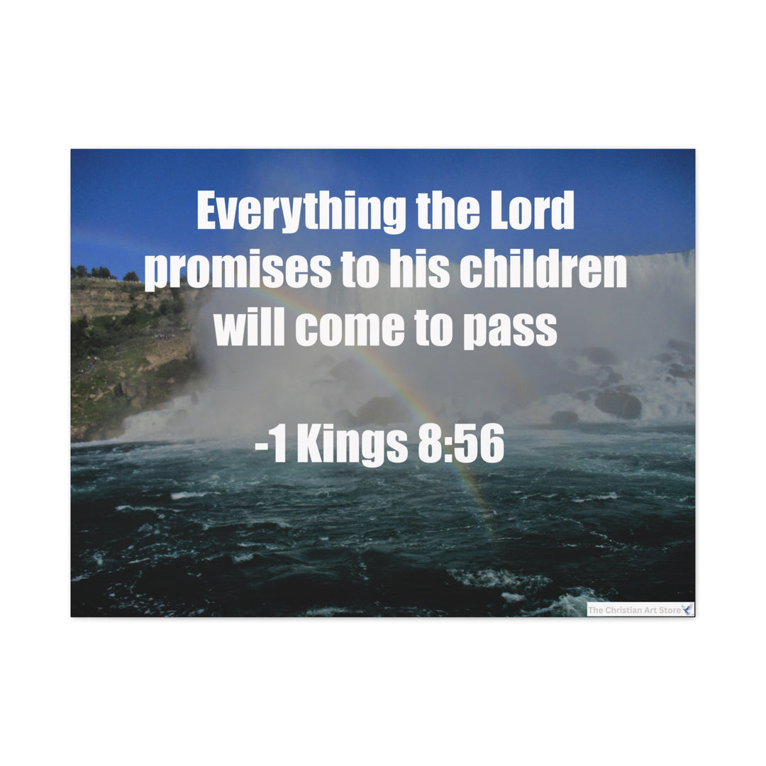 1 Kings 8:56 Canvas