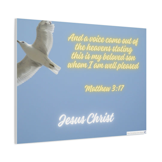 Matthew 3:17 Canvas