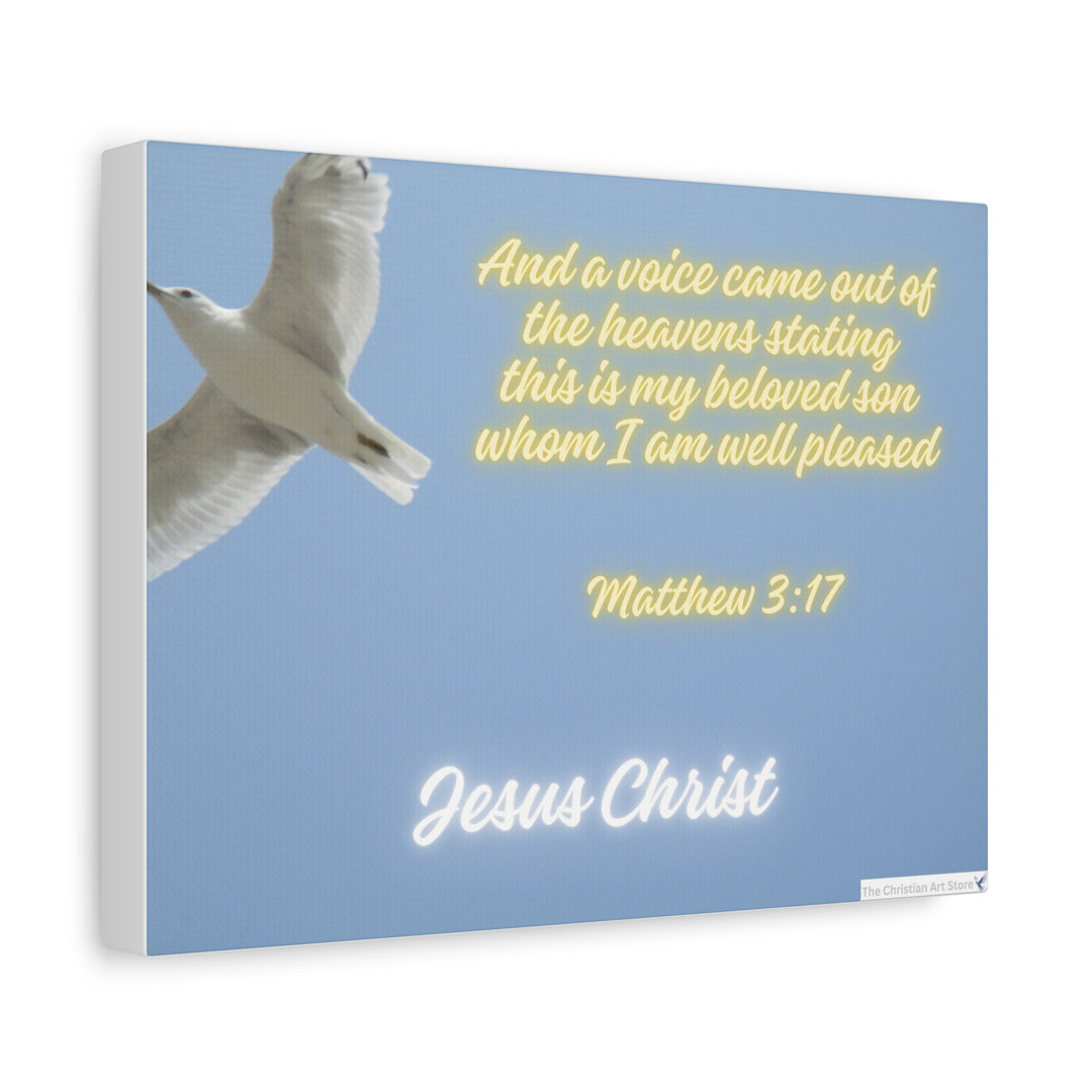 Matthew 3:17 Canvas