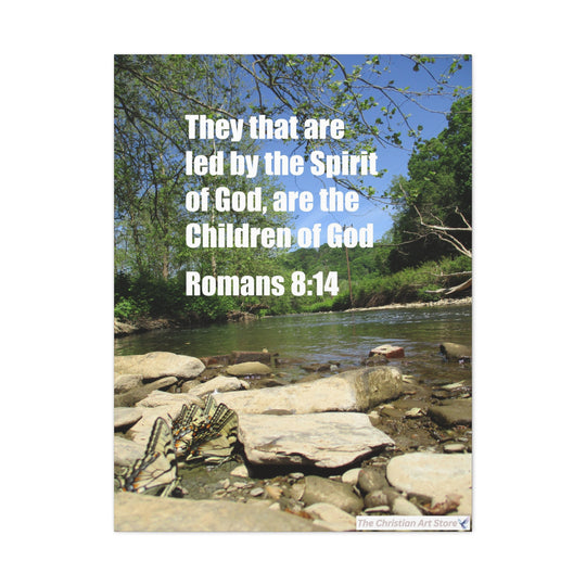 Romans 8:14 Canvas
