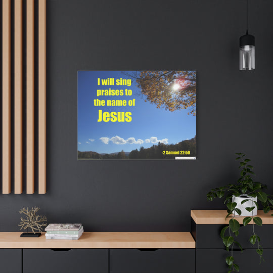 2 Samuel 22:50 Canvas