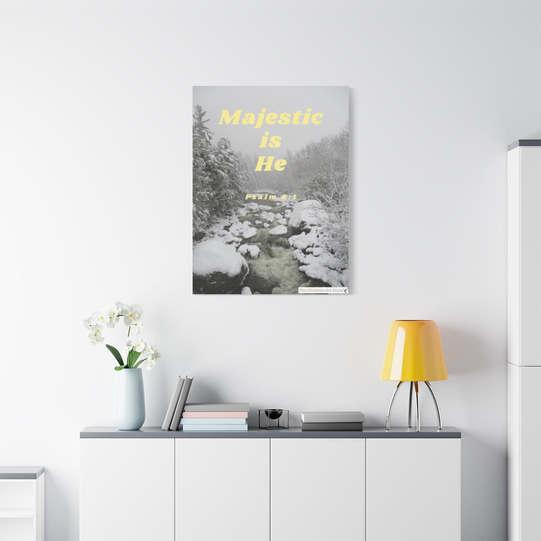 Psalm 8:1 Canvas