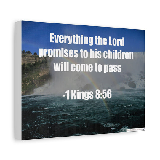 1 Kings 8:56 Canvas
