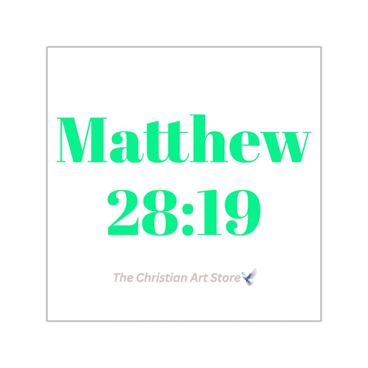 Matthew 28:19 Sticker