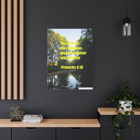 Proverbs 4:18 Canvas