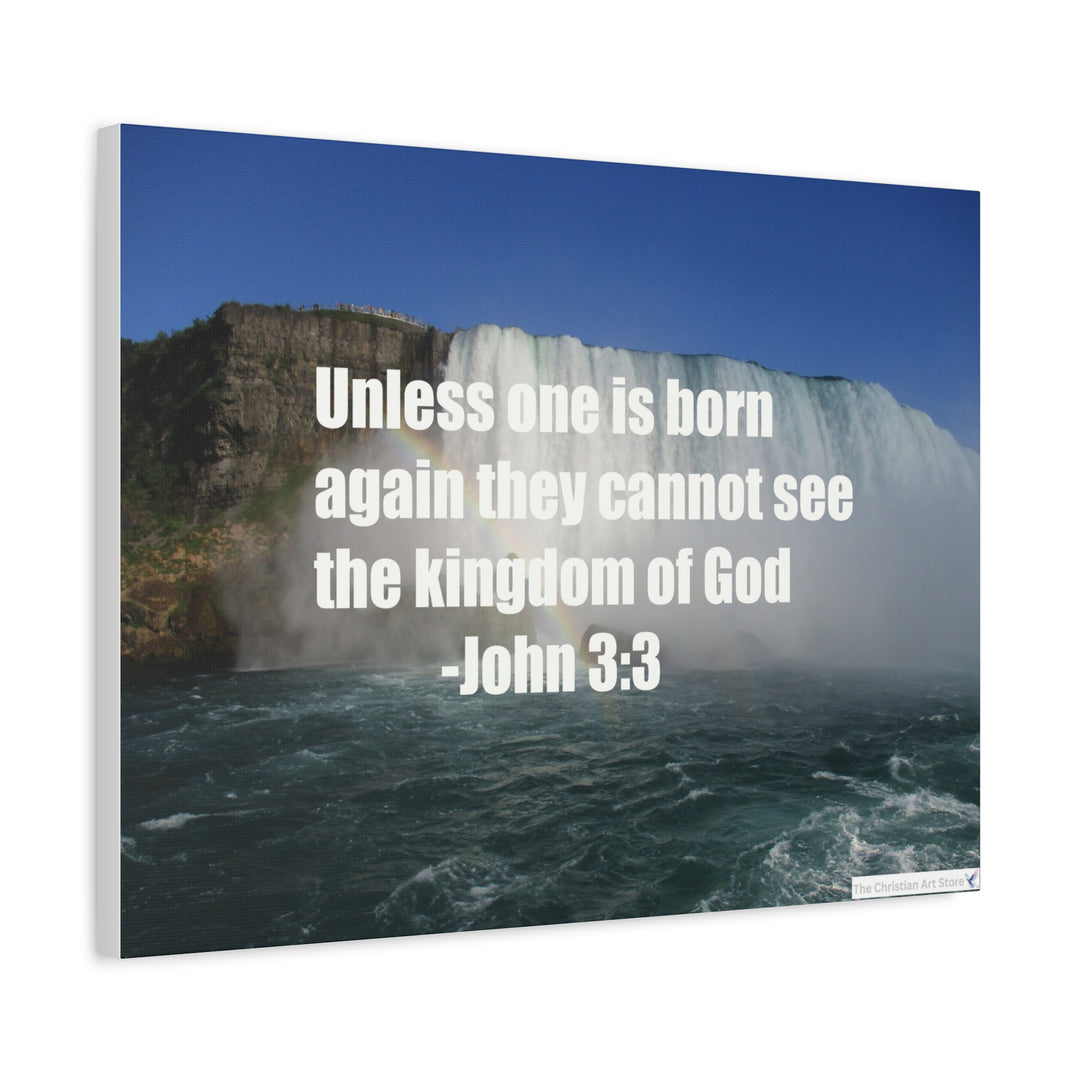 John 3:3 Canvas