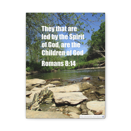 Romans 8:14 Canvas