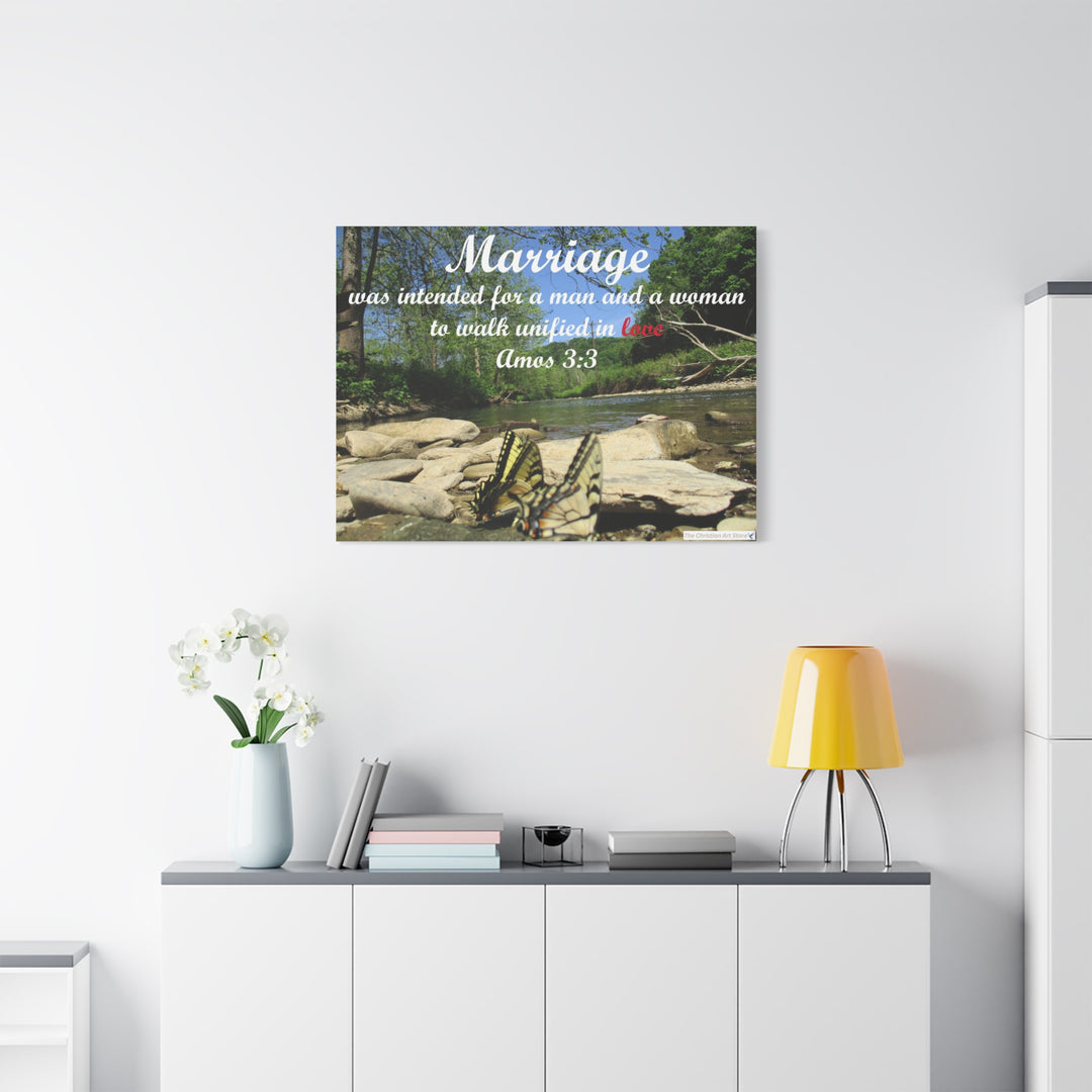 Amos 3:3 Canvas