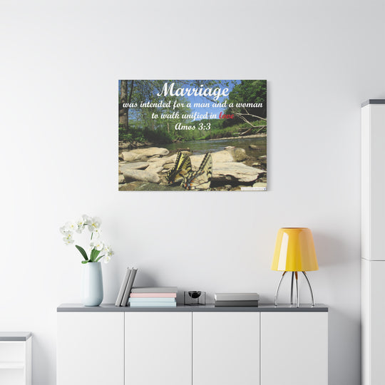 Amos 3:3 Canvas