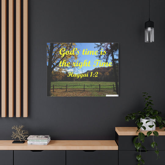 Haggai 1:2 Canvas