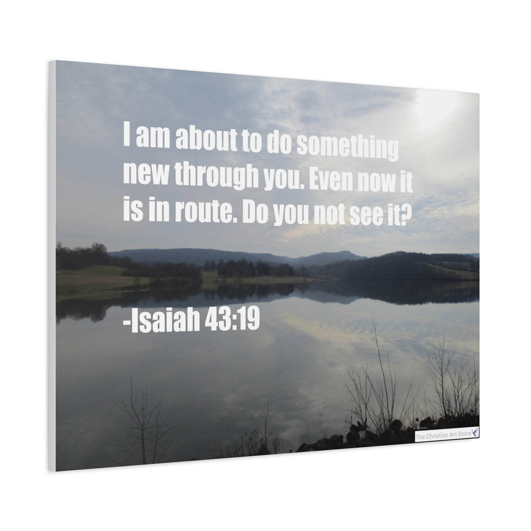 Isaiah 43:19 Canvas