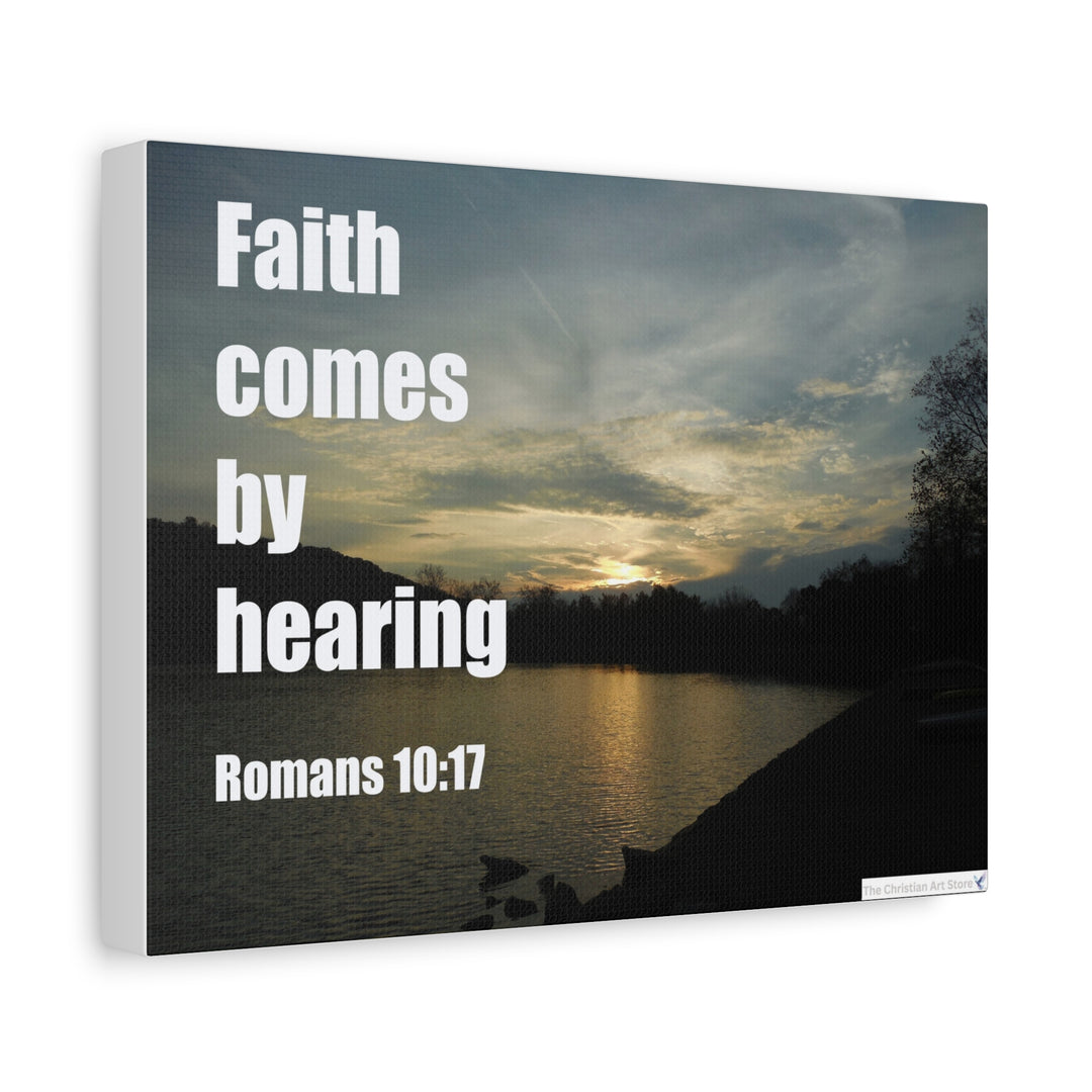 Romans 10:17 Canvas