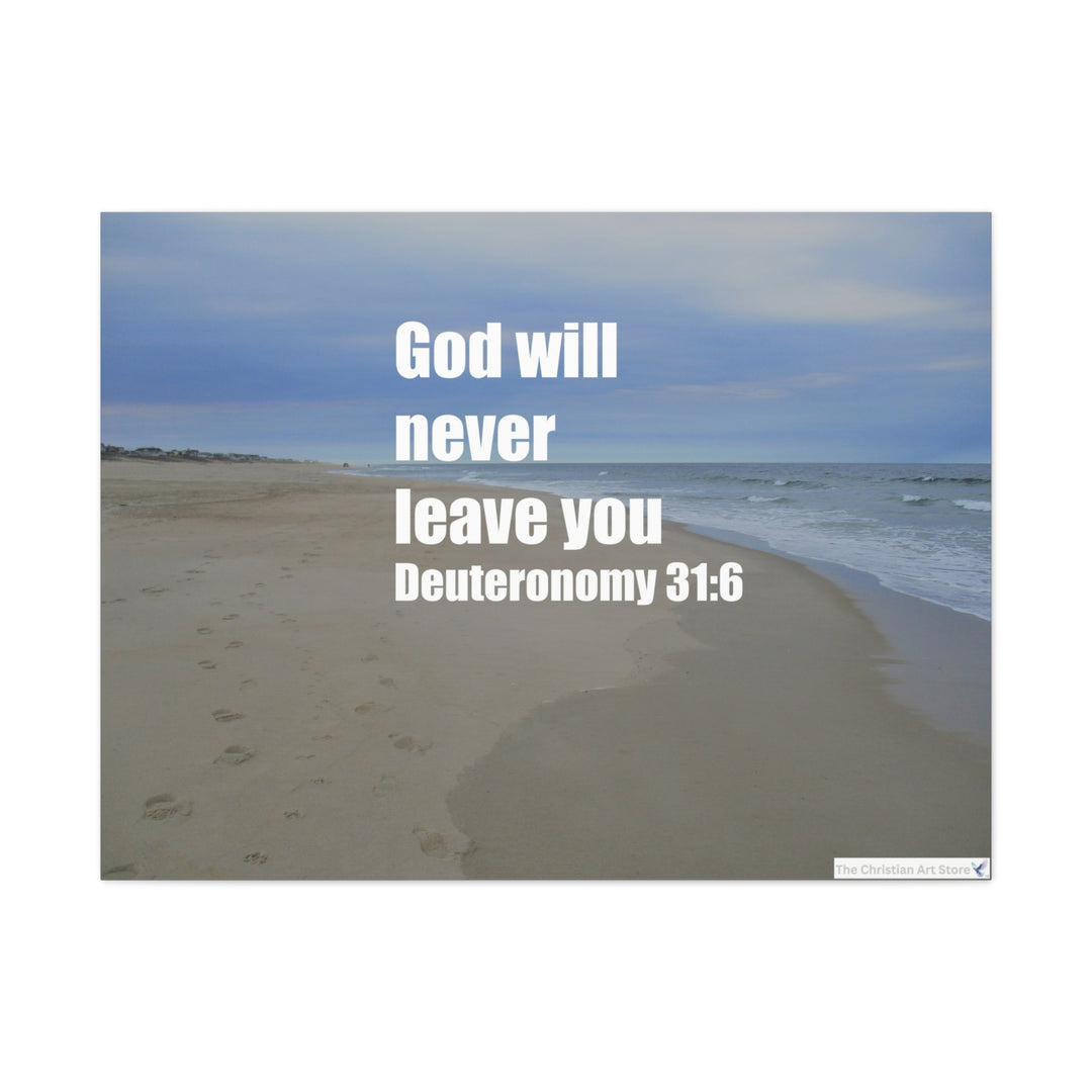 Deuteronomy 31:6 Canvas