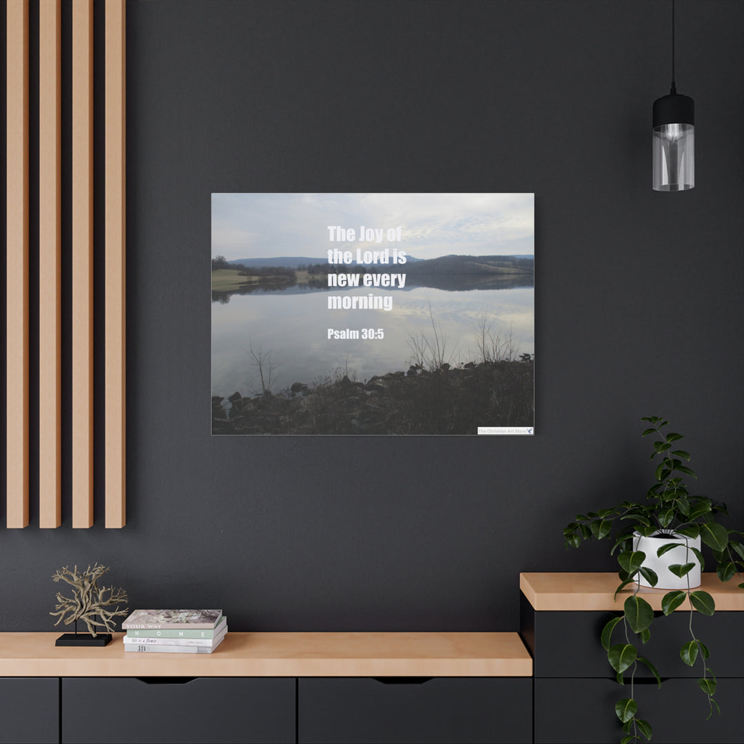 Psalm 30:5 Canvas