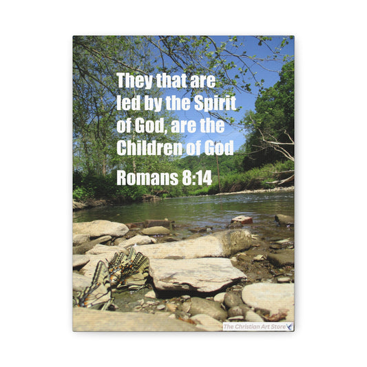 Romans 8:14 Canvas