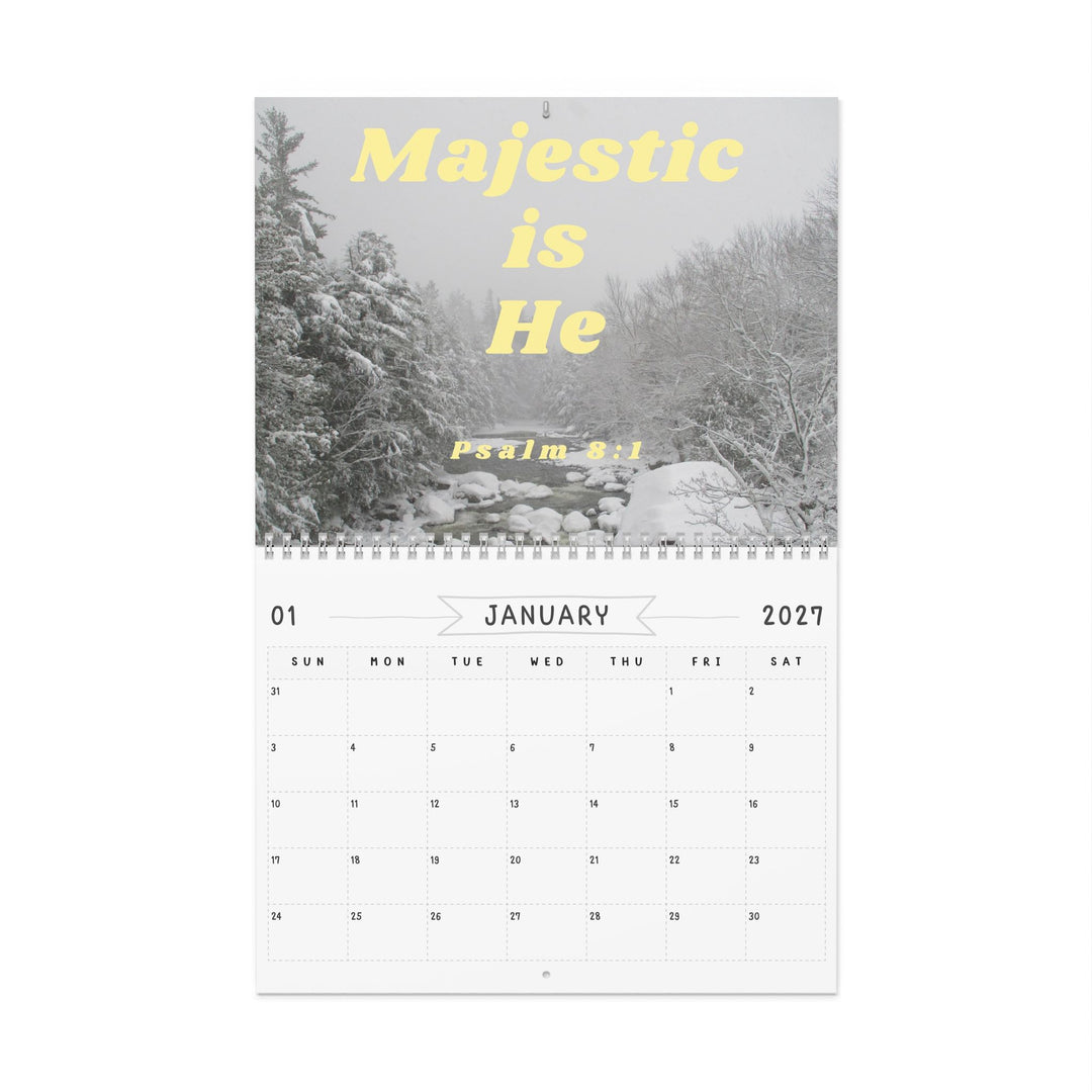 2027 Bible Verse Calendar