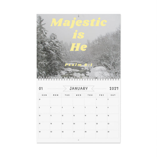 2027 Bible Verse Calendar