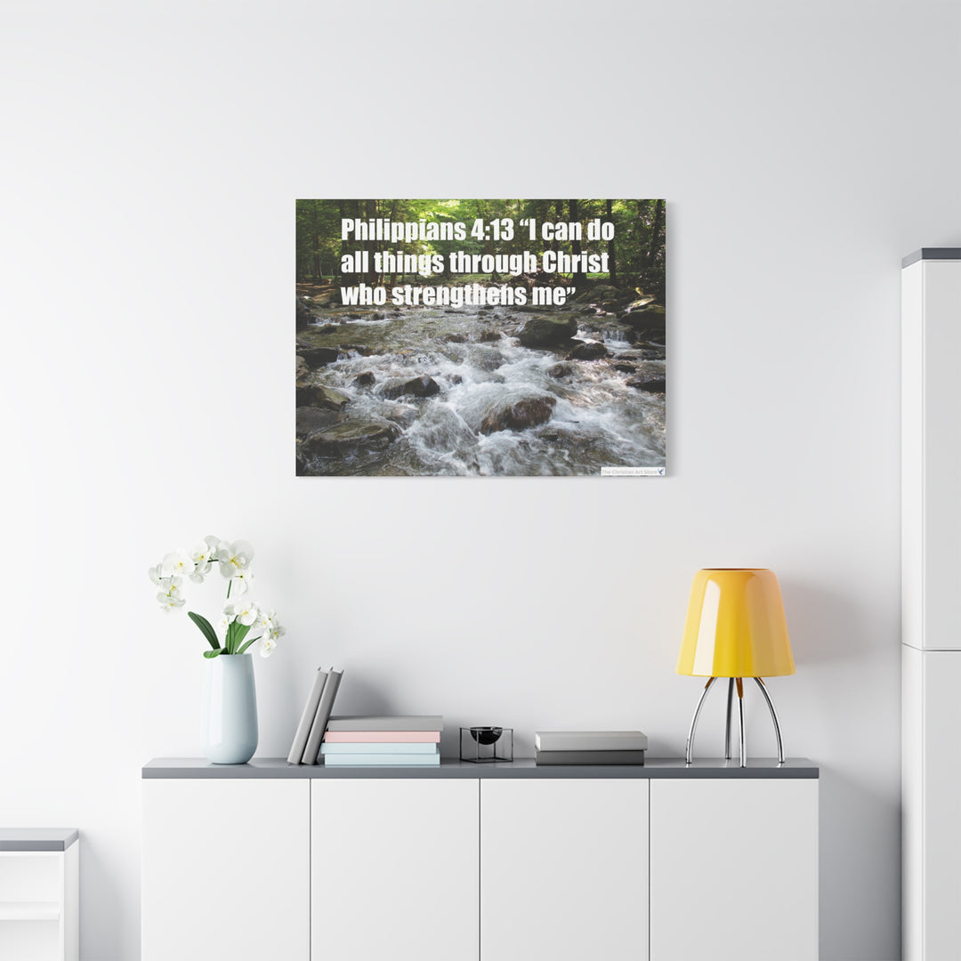 Philippians 4:13 Canvas