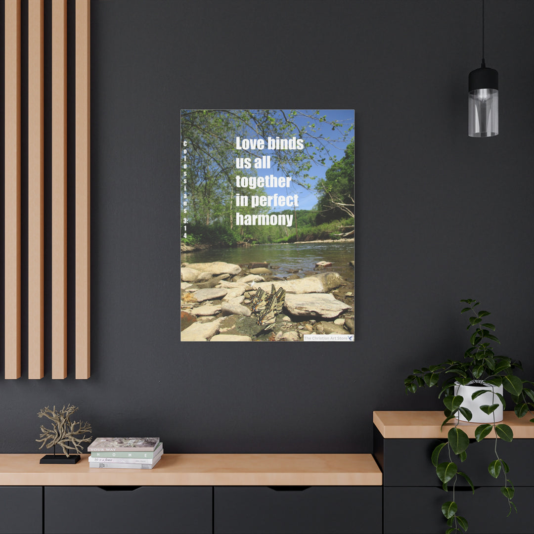 Colossians 3:14 Canvas