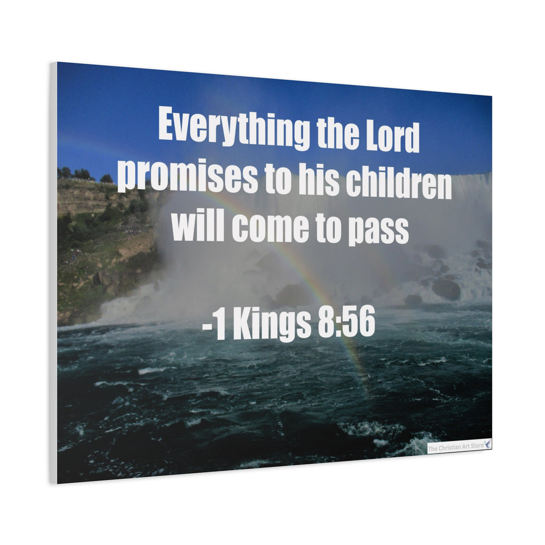 1 Kings 8:56 Canvas